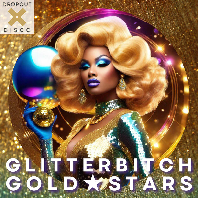 Glitterbitch Gold Stars